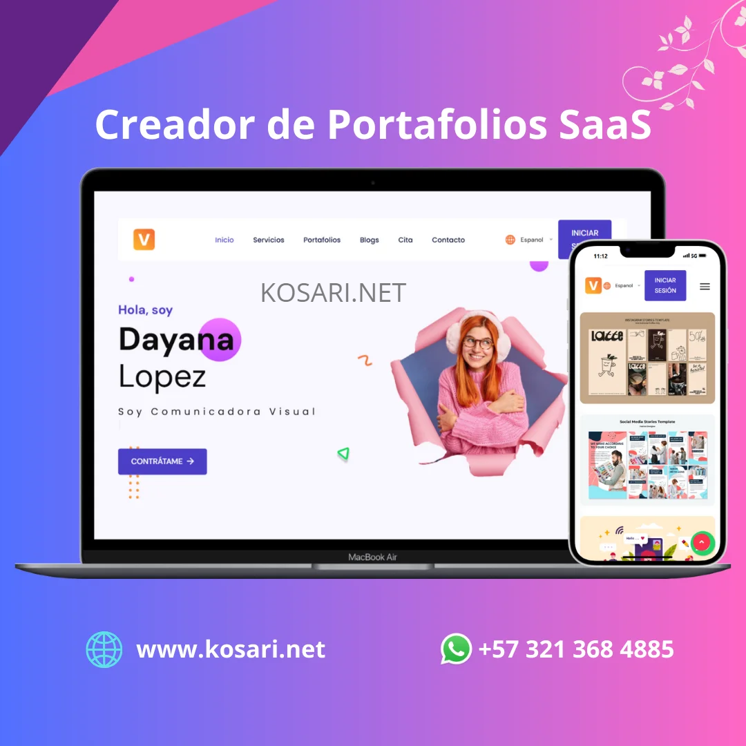 MiFolio - Criador de portefólio Web SaaS